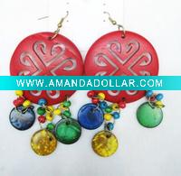 Wholesale coconut earrings SER-10025