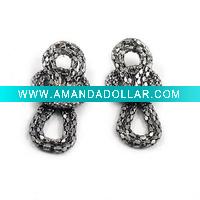 Wholesale Popular fashion costume jewelry hematite earrings
