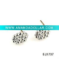Wholesale 2011 fashion crystal costume stud earring for women