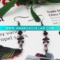 Wholesale 2011 the most popular fashion costume jewelry alloy pendant earrings