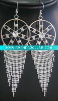 costume rhinestone earring