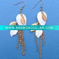 Fashion Shell/Chain Earrings EAO1042