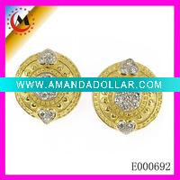 Wholesale rhinestone earring,costume earring,designer earring