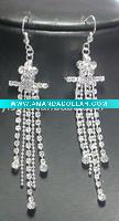 Wholesale costume rhinestone earring