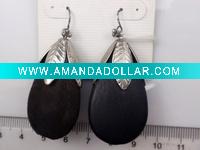 Wholesale fashion wood costume jewelry earring