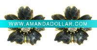 Wholesale fashion enamel flower earring