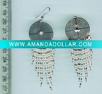Wholesale costume rhinestone earring