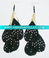 Wholesale fashion feather earrings SER-10035