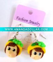 polymer clay earring
