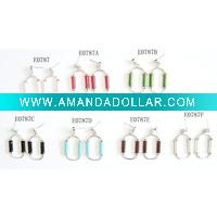 Wholesale enamel tube stud earrings/nice design jewelry