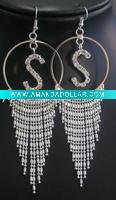Wholesale costume rhinestone earring