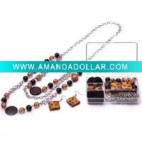Wholesale Acrylic Beads DIY Fashion Jewelry Set