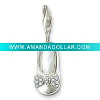 Wholesale 2012fashion hotsale new arrival &Charity FOR US Pendantin silver with white zirconia/charm pendant costume jewelry 925
