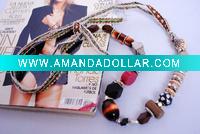 Wholesale Costume Necklace Jewelry for Promotion & Hand-made Newest Fashion design Necklace(J.M.N-007)