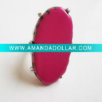 Wholesale fashion handmade acrylic ring,costume jewelry