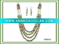 Wholesale costume jewelry necklace and earring sets