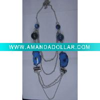 Wholesale hot resin necklace