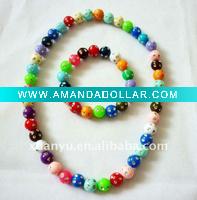 Wholesale 2011 fahsion colorful pink lovely cheap fashion children jewelry