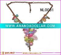 Colorful fashion necklace