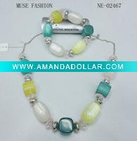 Wholesale 2011 hot sale colorful beads necklace fashion jewelry set