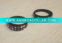 fashion plastic acrylic costume finger ring
