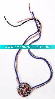 Wholesale Fashion new style fabric handmade cotton jewelry FN018