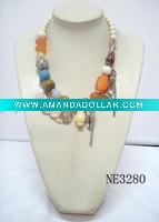 Wholesale handmade necklace;costume necklace;resin necklace