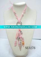 Wholesale handmade necklace;costume necklace;resin necklace