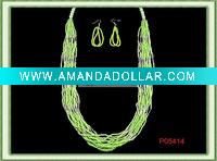 Wholesale costume jewelry necklace and earring sets