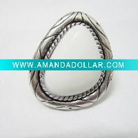 Wholesale fashion handmade acrylic ring ,costume jewelry