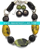 Wholesale Hot Selling Multicolor Resin Beads Jewellery Sets