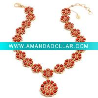Wholesale Fashion handmake resin bead necklace jewelry