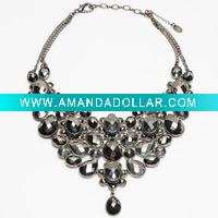 Wholesale Fashion handmake resin bead necklace jewelry