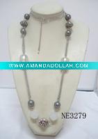 Wholesale handmade necklace;costume necklace;resin necklace
