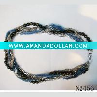 Wholesale costume jewelry or fabric neckalce