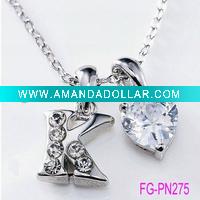 Wholesale charm necklace ,costume jewelry