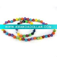 Wholesale Rainbow necklace,Kids acrylic necklace,Kids acrylic beaded necklace/jewelry