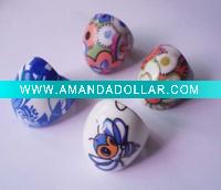 Wholesale fahion plastic acrylic colour printing costume finger ring