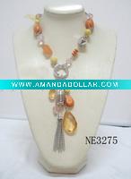 Wholesale handmade necklace;costume necklace;resin necklace