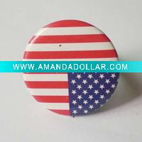 Wholesale fahion flag sign plastic acrylic costume finger ring