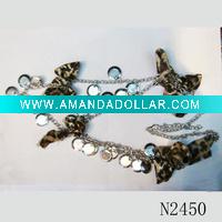 Wholesale costume jewelry or fabric neckalce