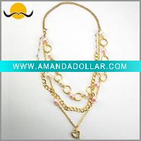 Wholesale Fashion Jewelry Fancy Necklace with Heart Pendant