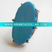 Wholesale fashion handmade acrylic ring,costume jewelry