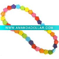 Wholesale Rainbow necklace,Kids acrylic necklace,Kids acrylic beaded necklace/jewelry