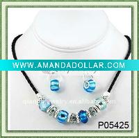 Wholesale costume necklace and earring jewelry set