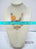 Wholesale handmade necklace;costume necklace;resin necklace