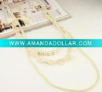Costume lace necklace