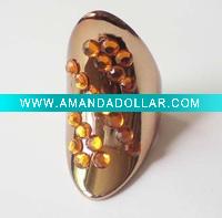 fahion plastic acrylic costume finger ring