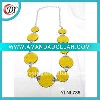 Wholesale costume cheap acrylic necklace