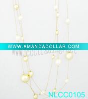 Wholesale Pearl costume Necklace NLCC0105
